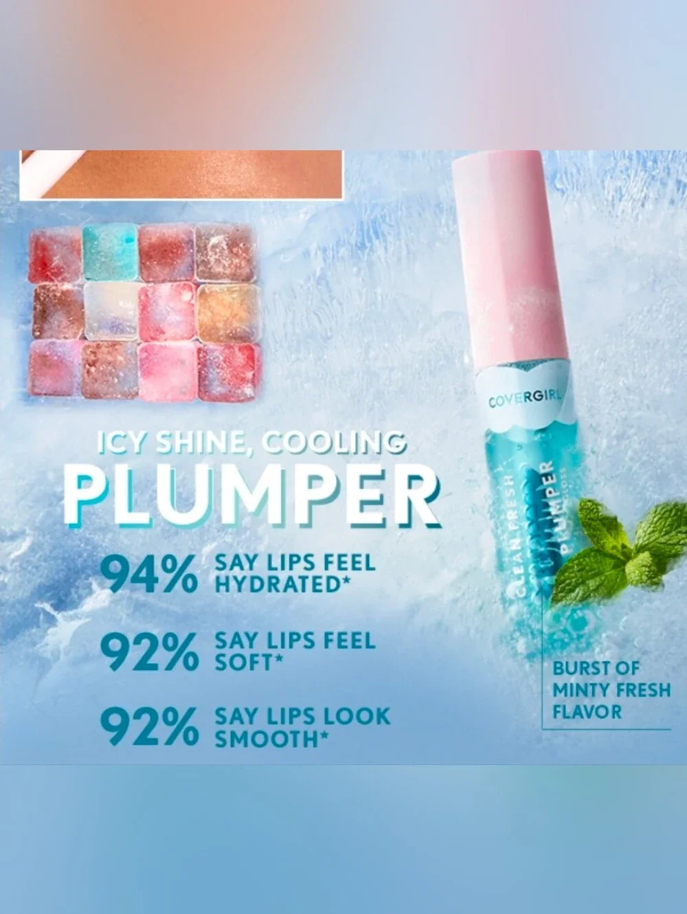 CoverGirl Yummy Plumper Gloss in 700 Love At Frost Sight 0.33fl oz BNIB